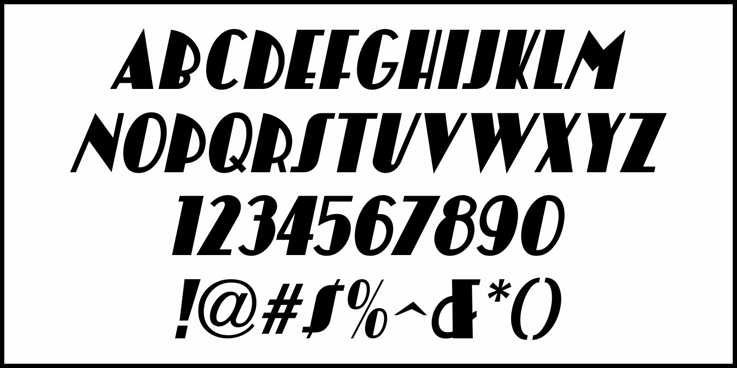 Travel Posters Font Poster #1