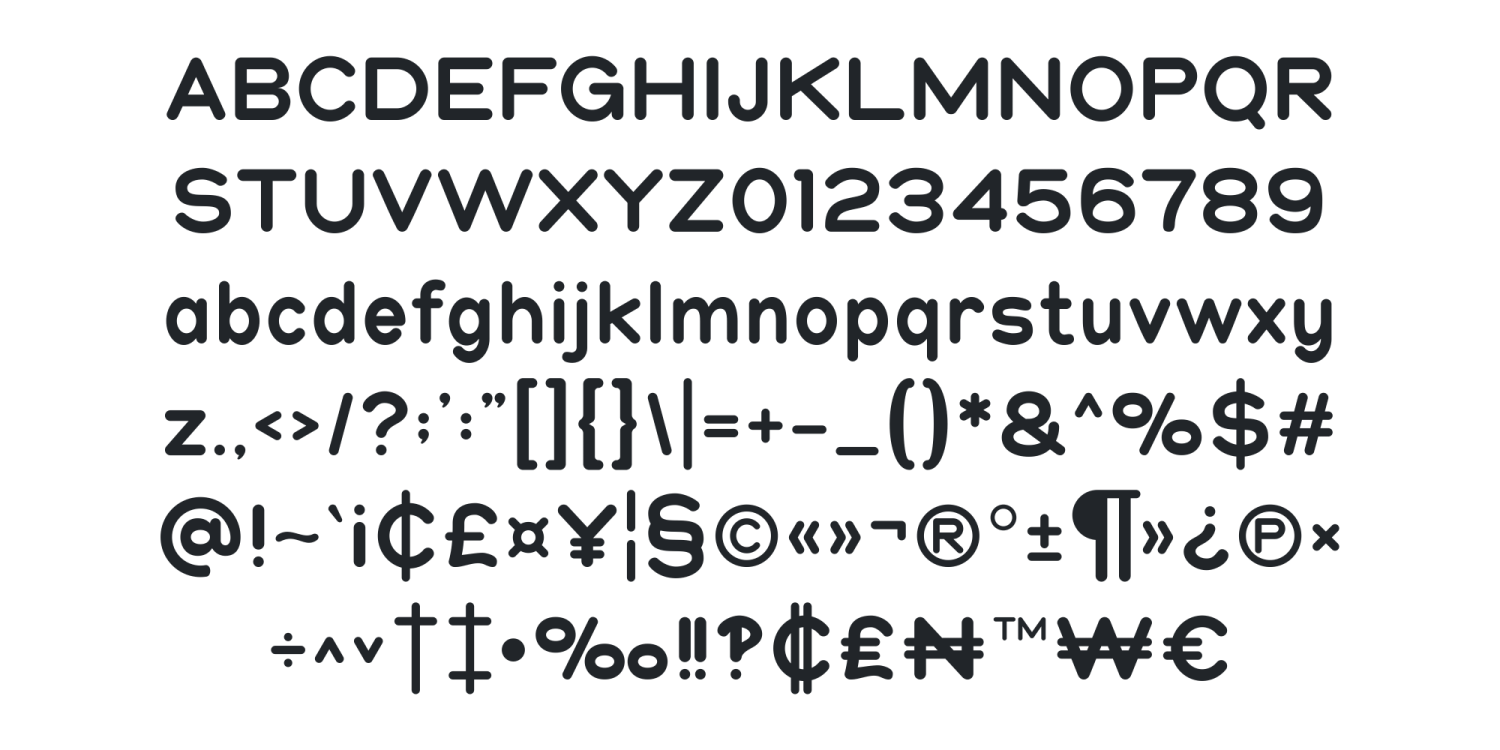 Gonad Font Poster #1