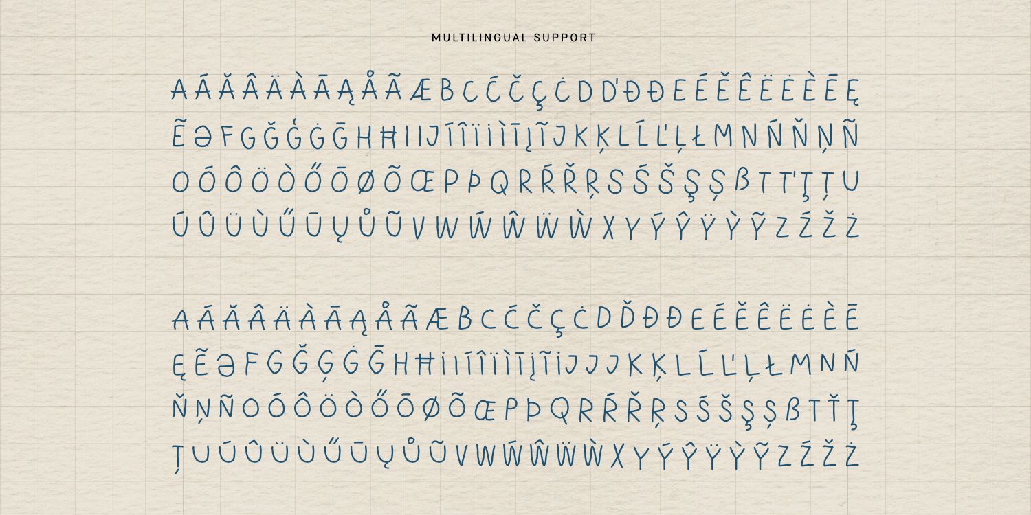 Glorious Scribble Font Poster #1