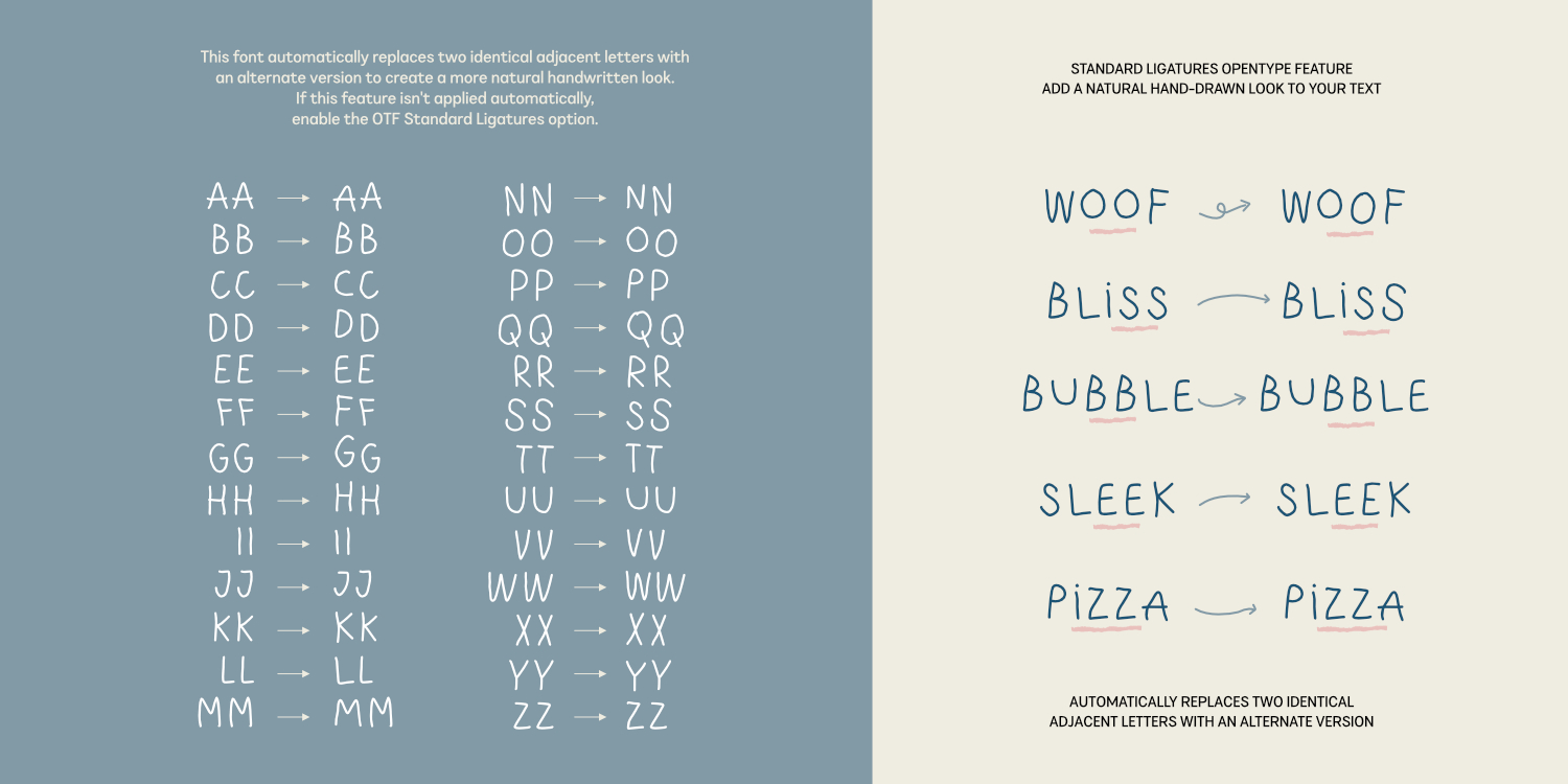 Glorious Scribble Font Poster #1