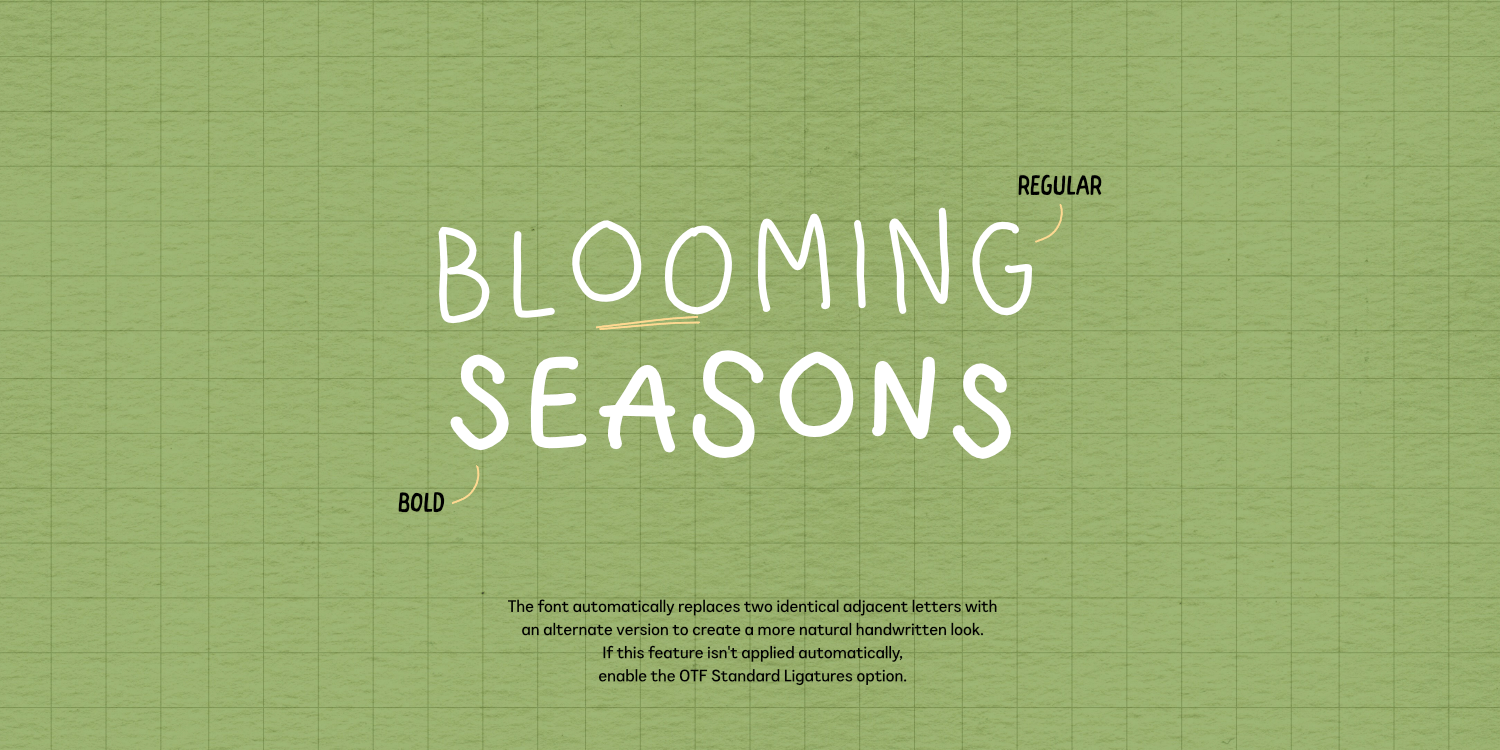 Glorious Scribble Font Poster #1