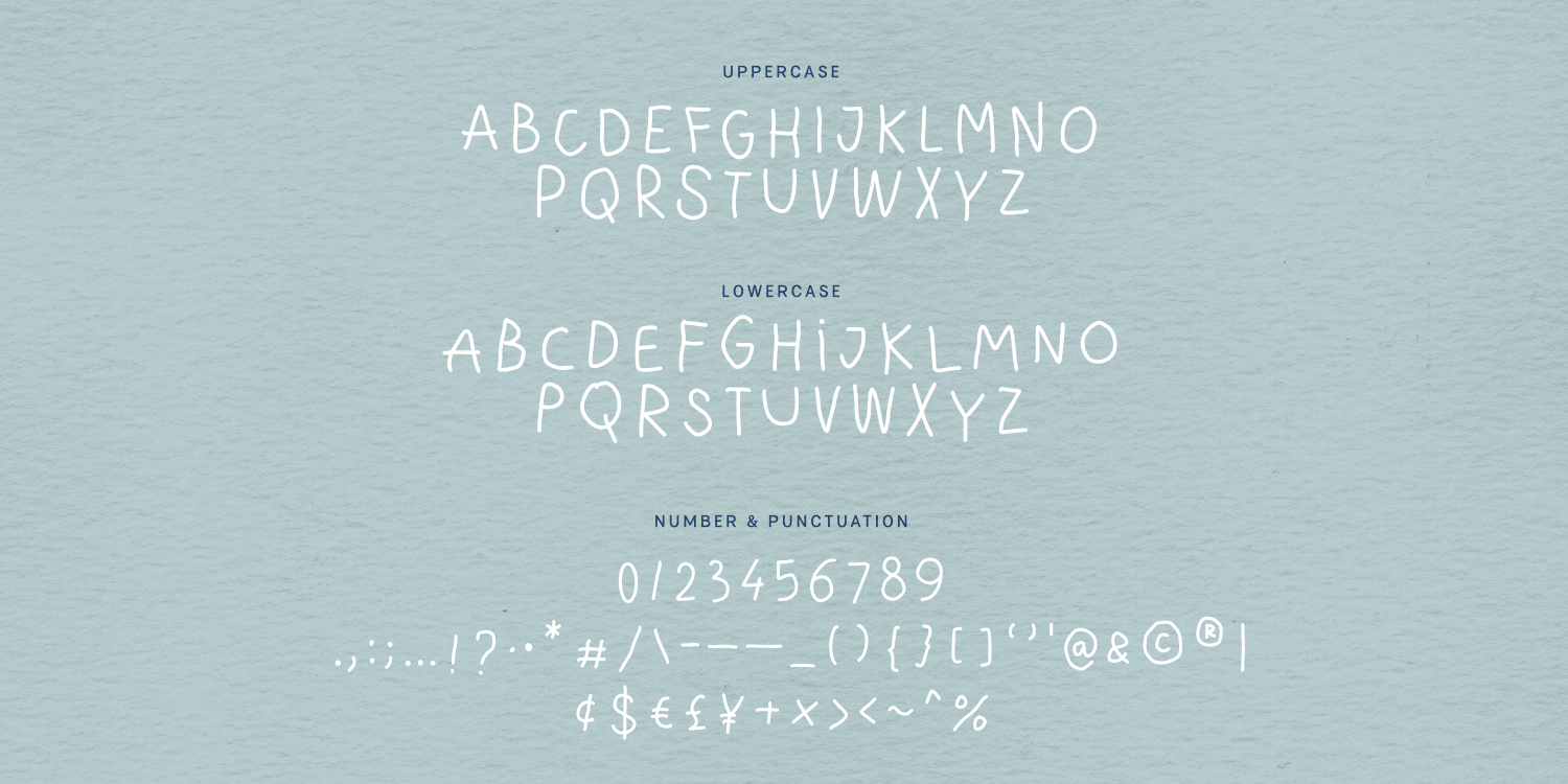 Glorious Scribble Font Poster #1