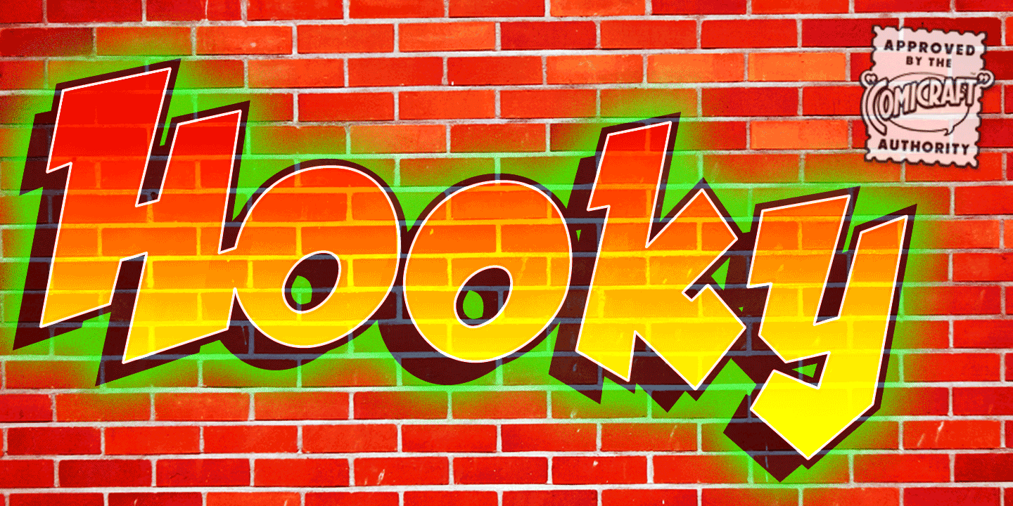 Hooky Font Poster #1
