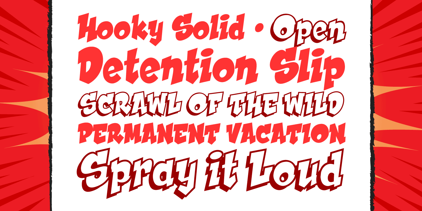 Hooky Font Poster #1
