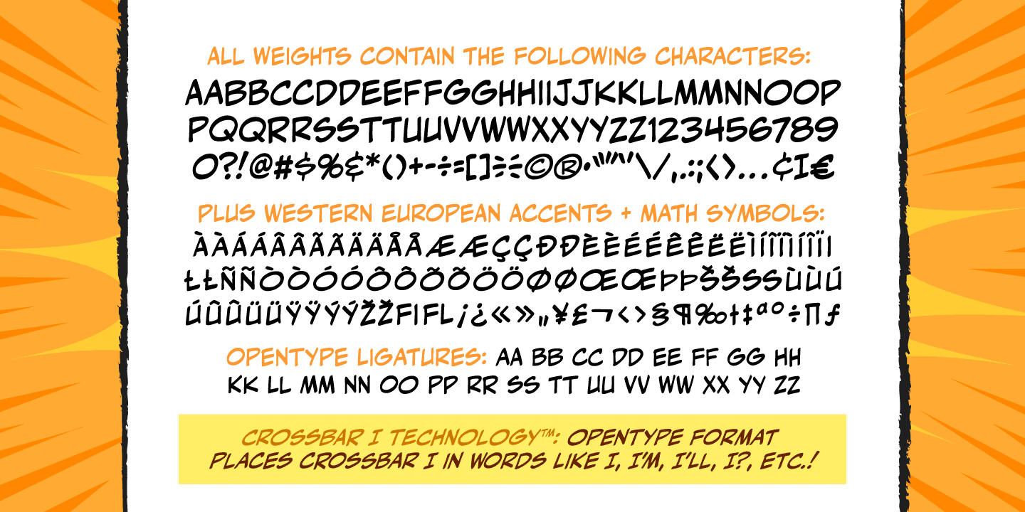 Mighty Mouth Font Poster #1