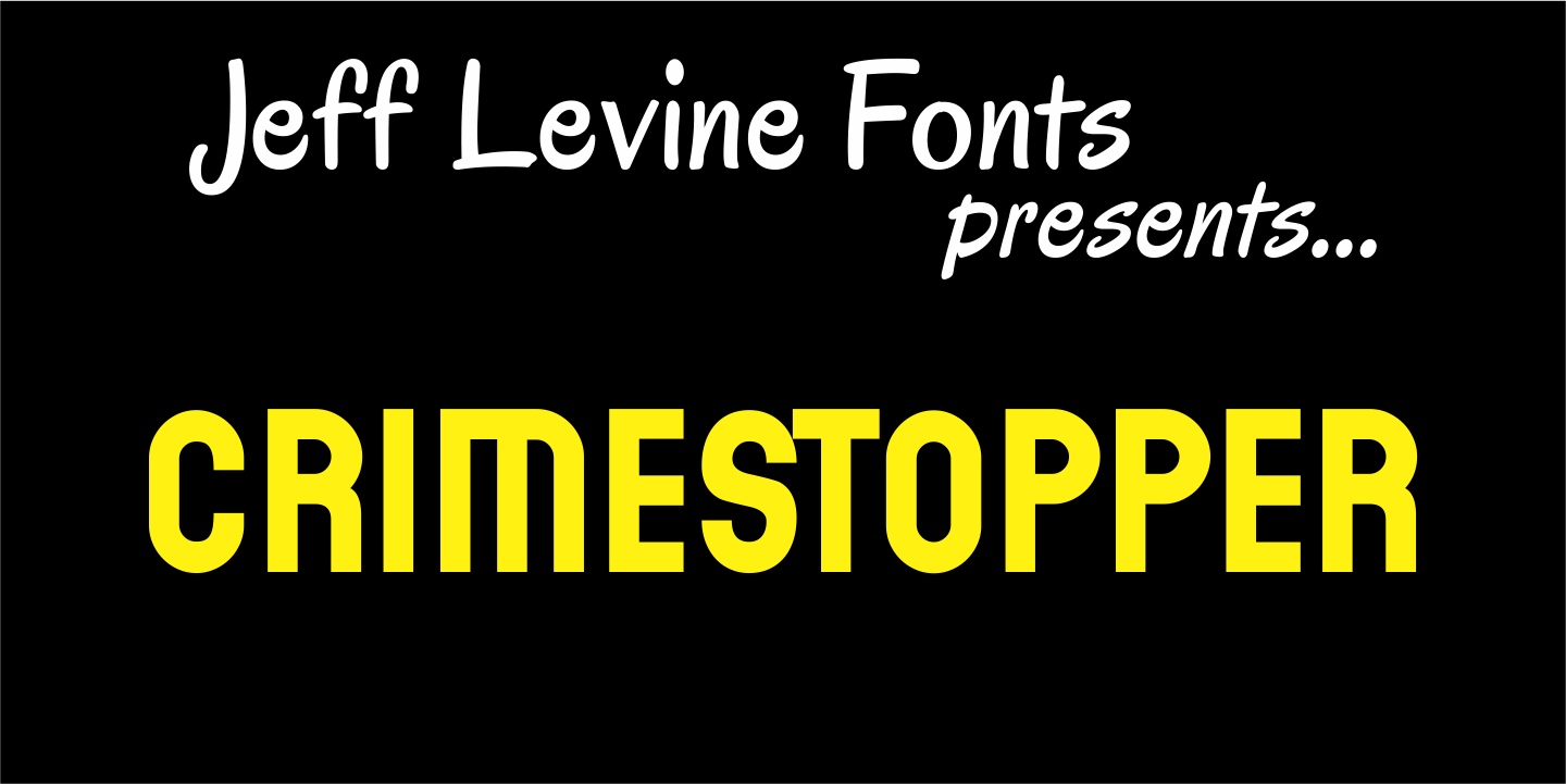 Crimestopper Font Family Poster