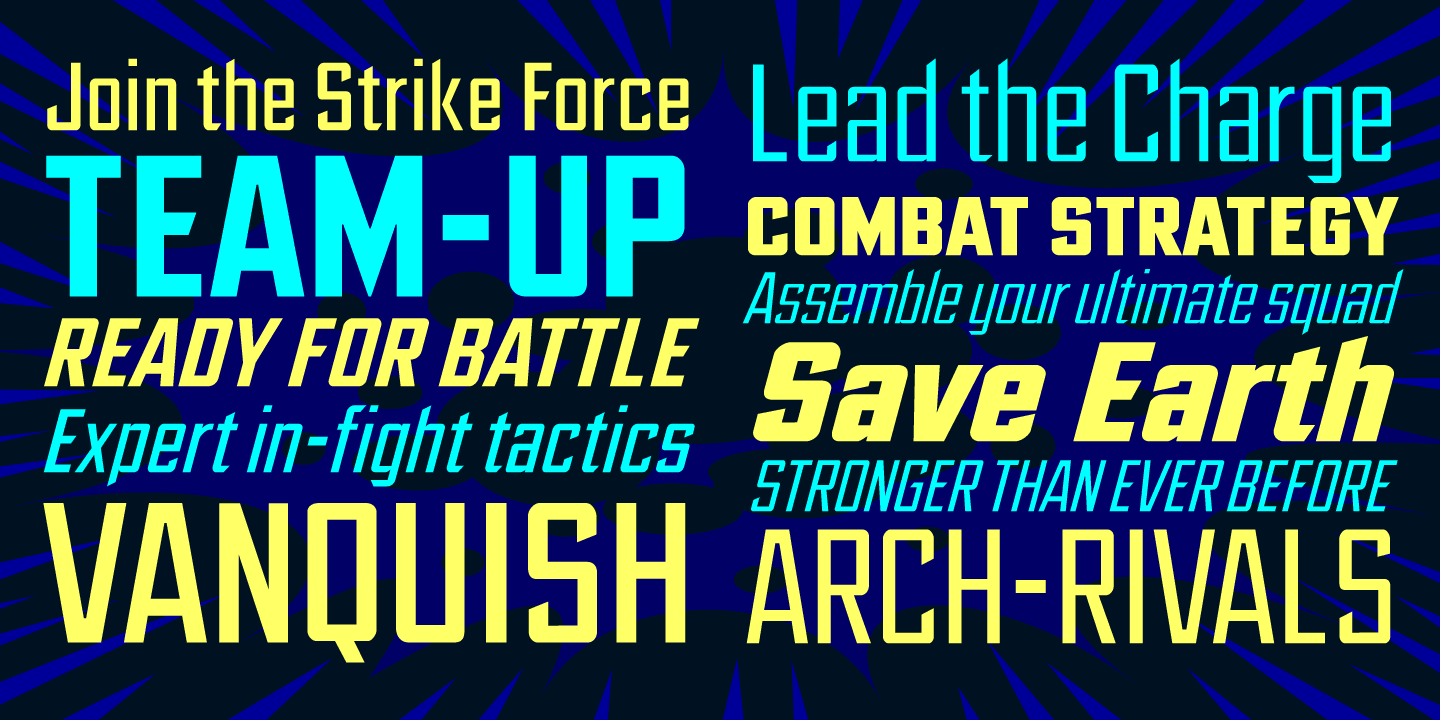 Ultimatum Font Poster #1