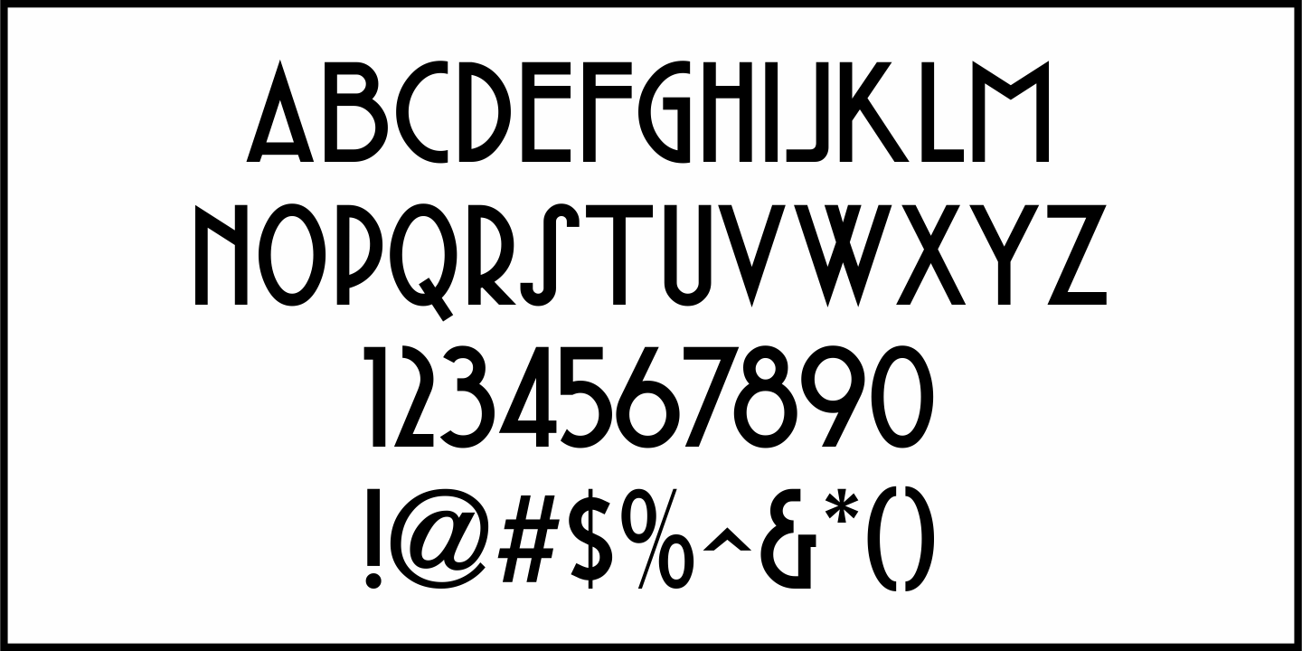 Foreign Film Font Poster #1