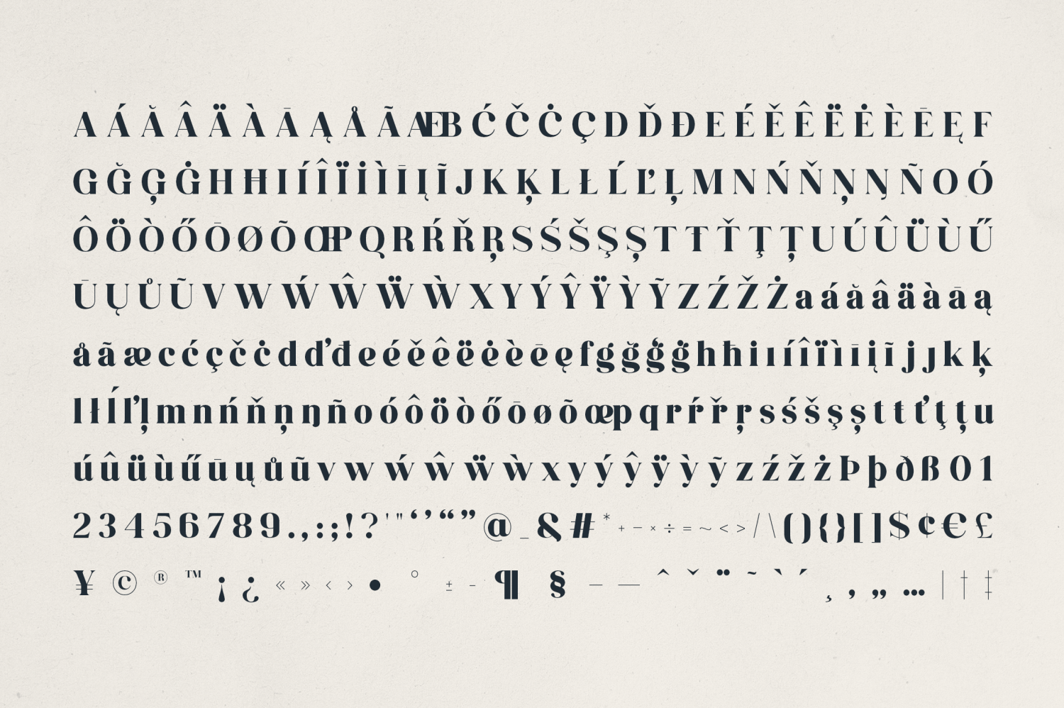 Averique Font Poster #1