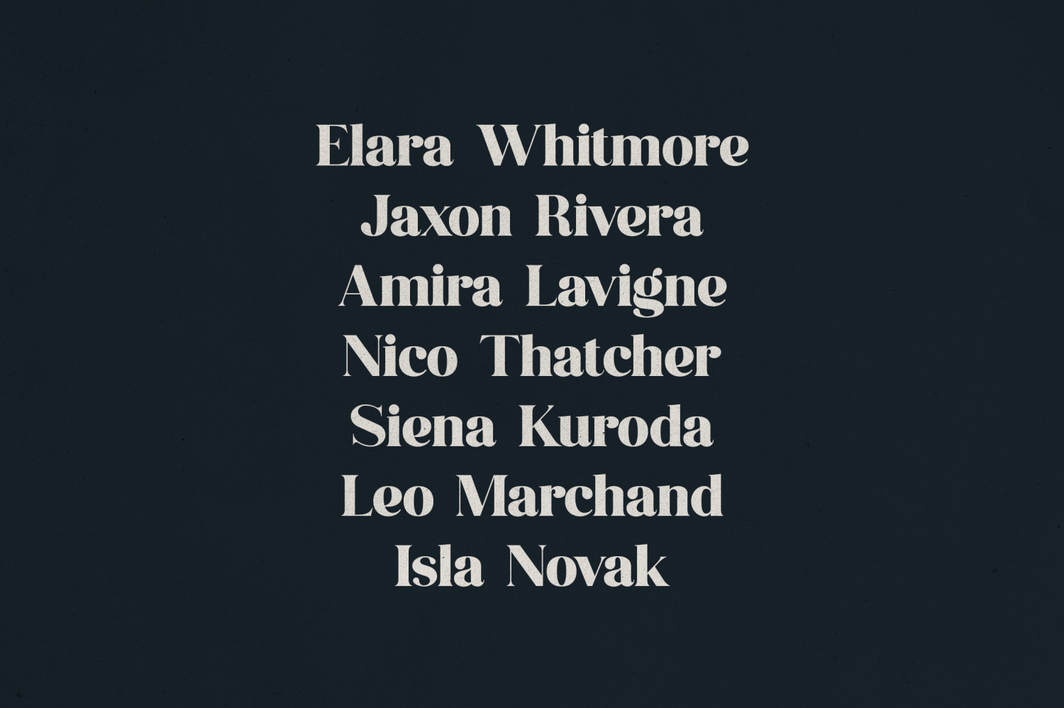 Averique Font Poster #1