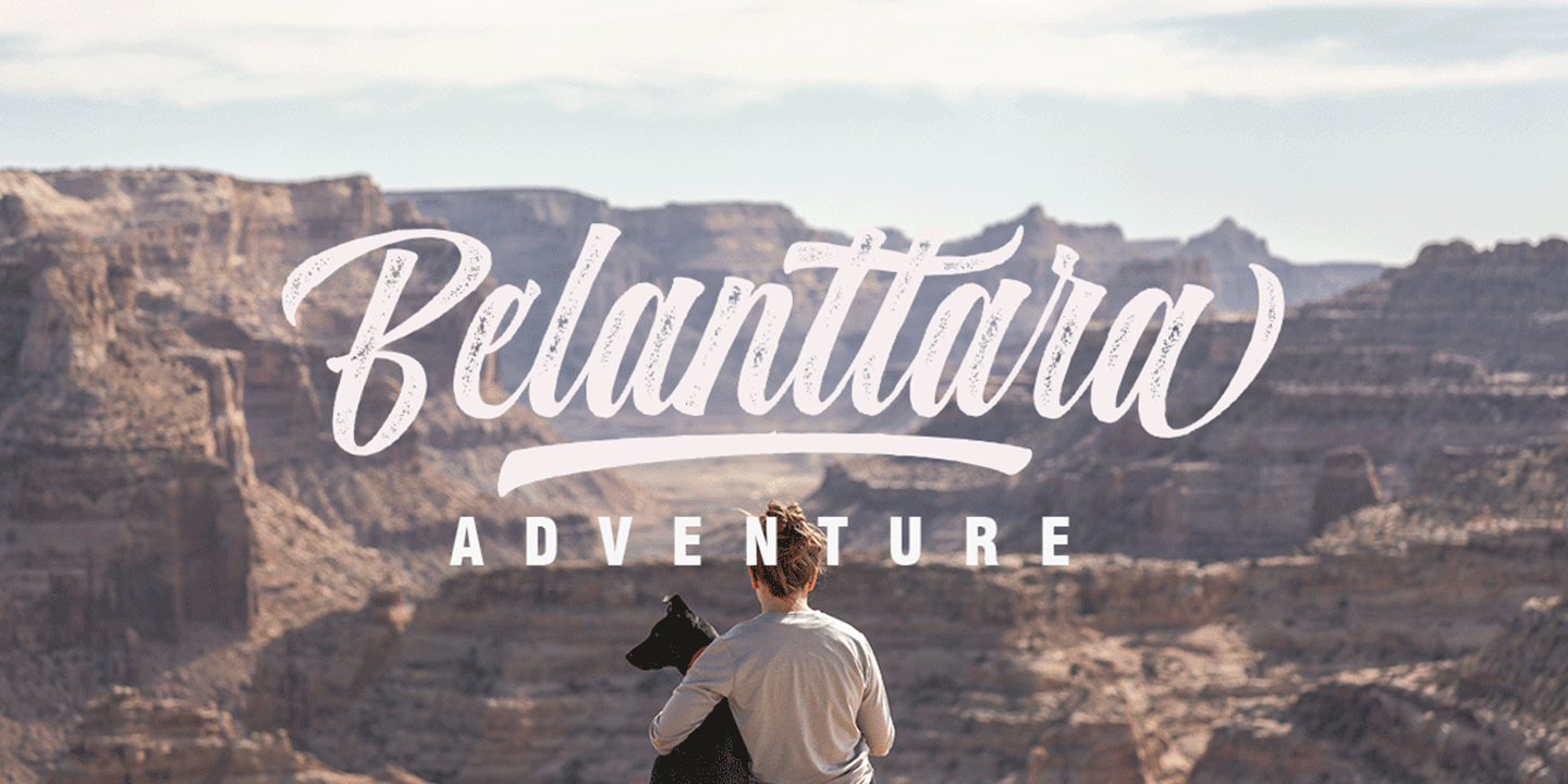 Antara Font Poster #3