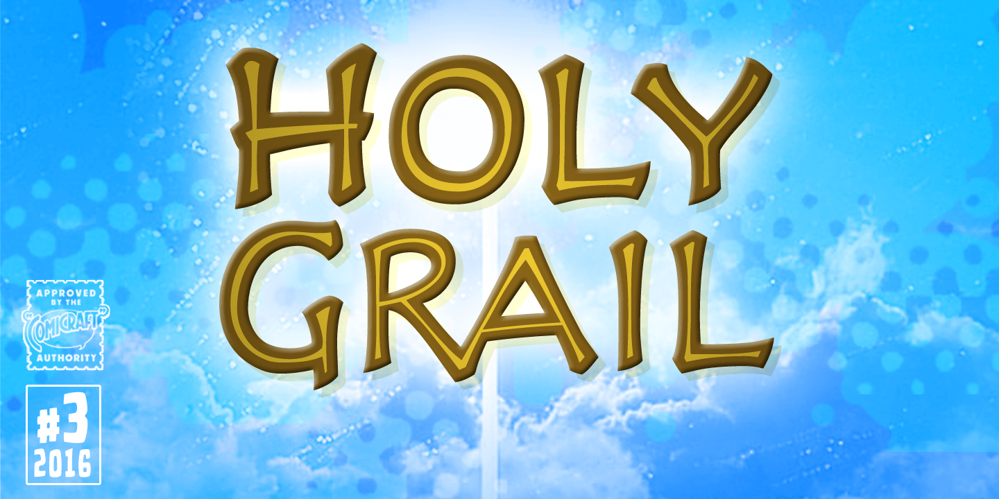 Holy Grail Font Poster #1