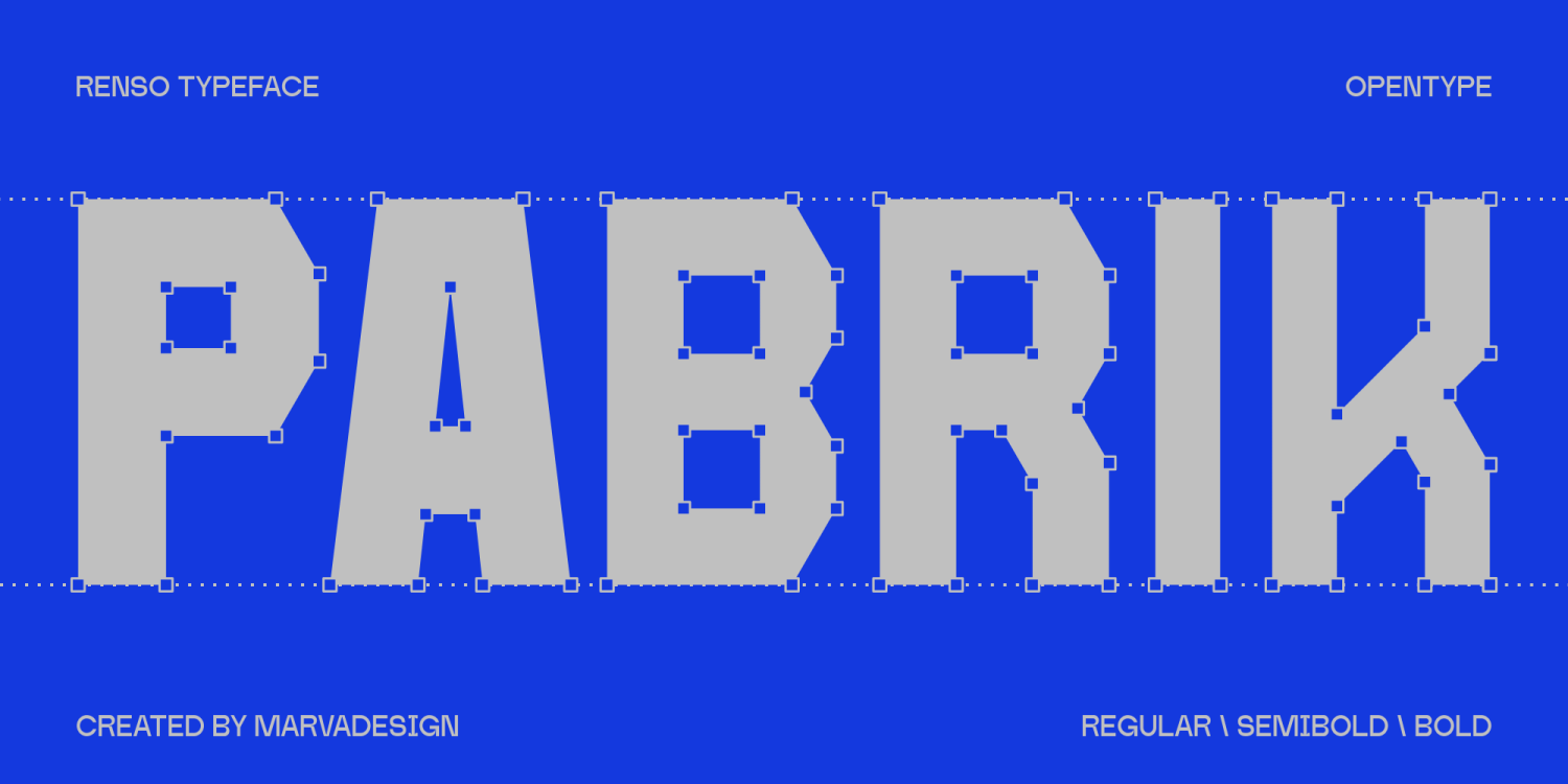 Renso Font Poster #3