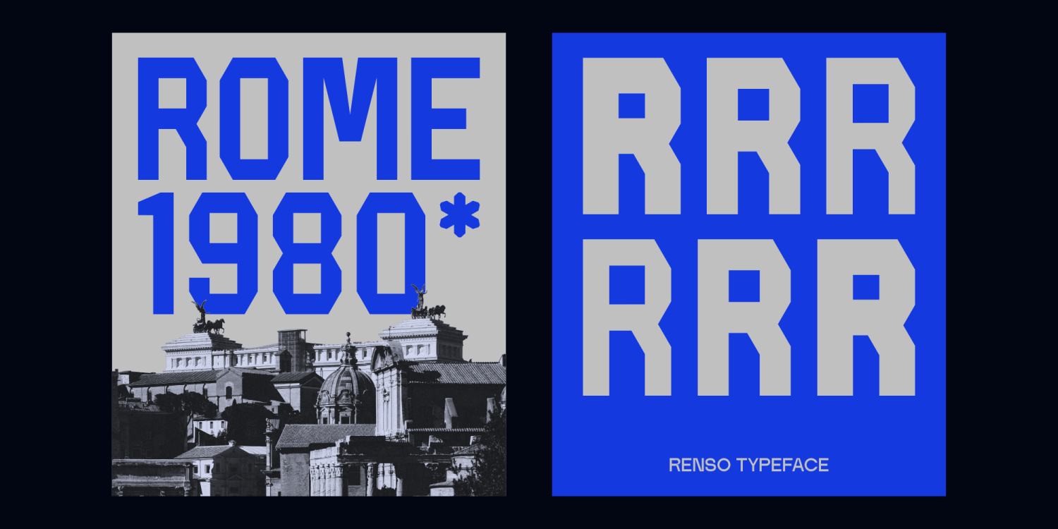 Renso Font Poster #4