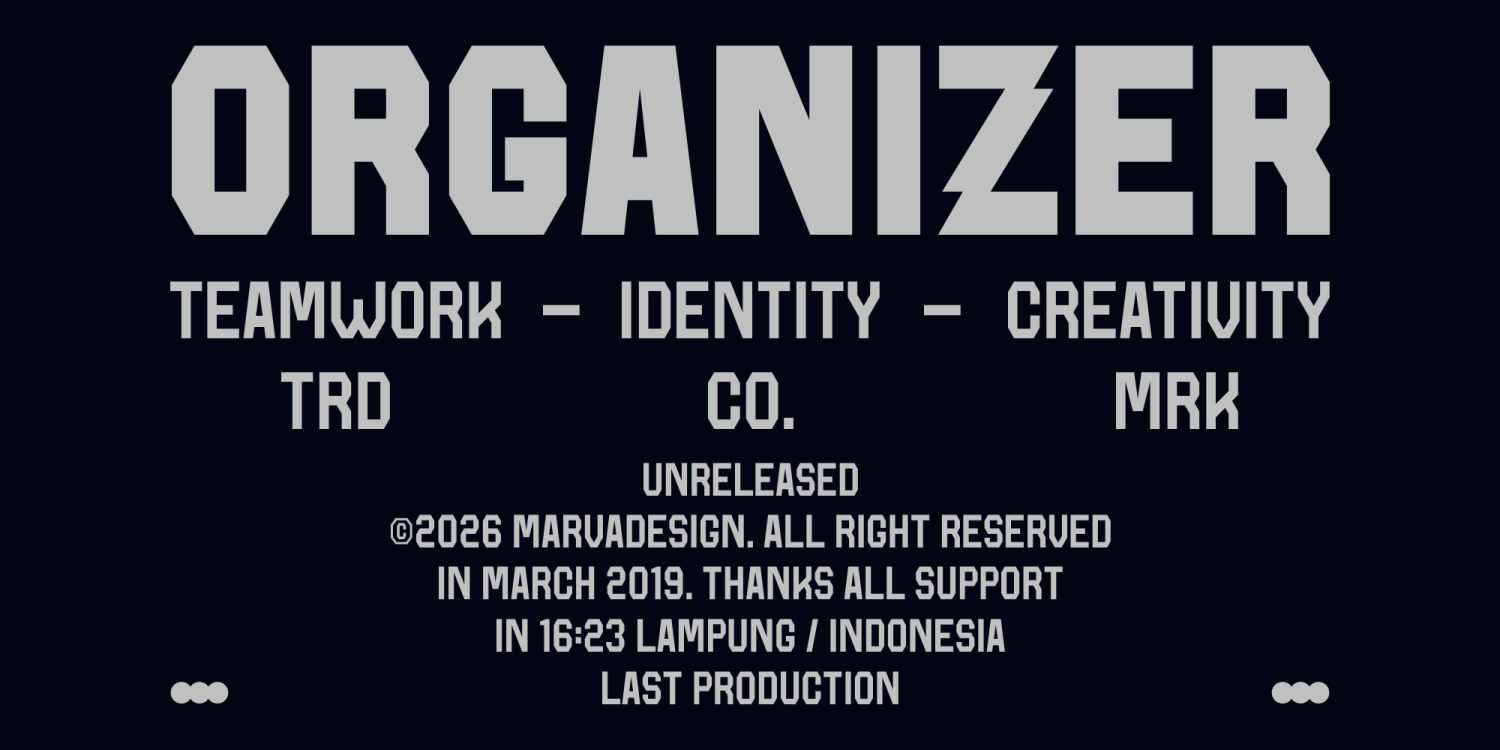 Renso Font Poster #5