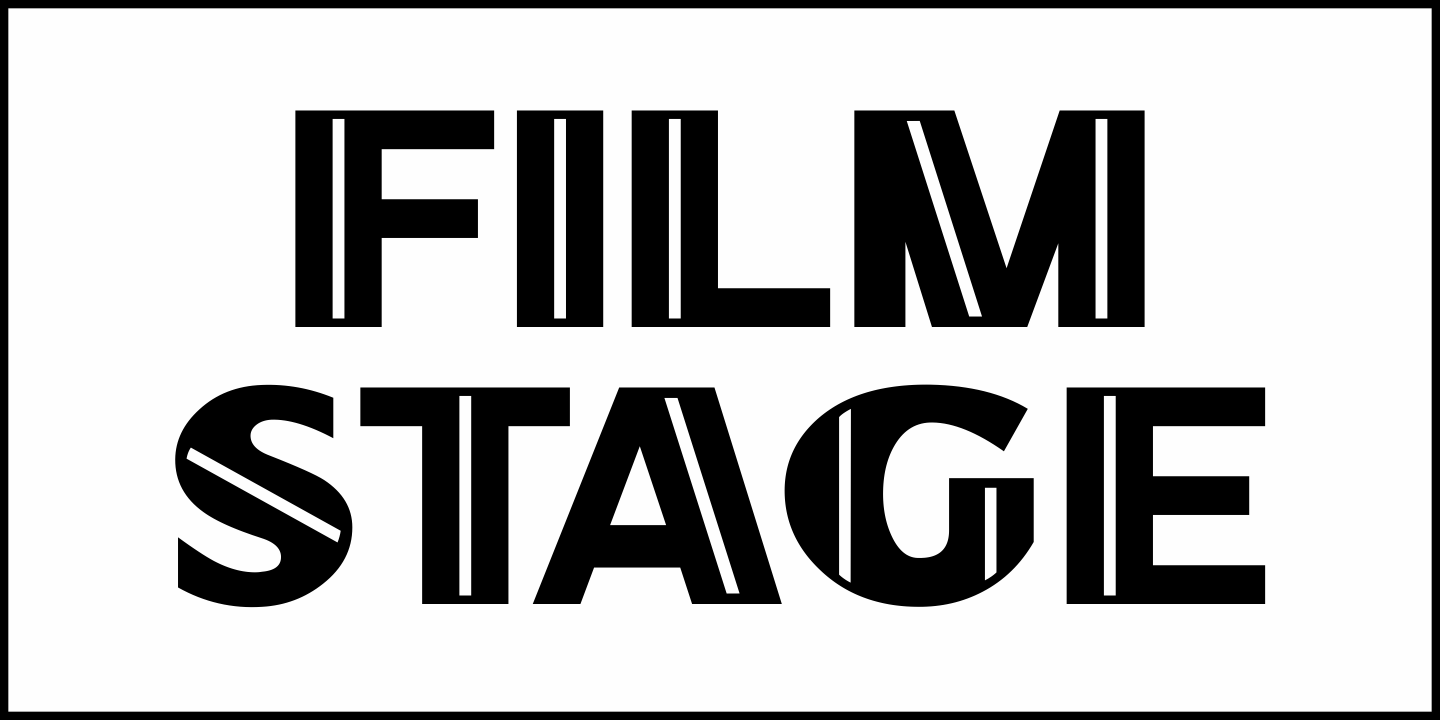 Film Stage Font Poster #2