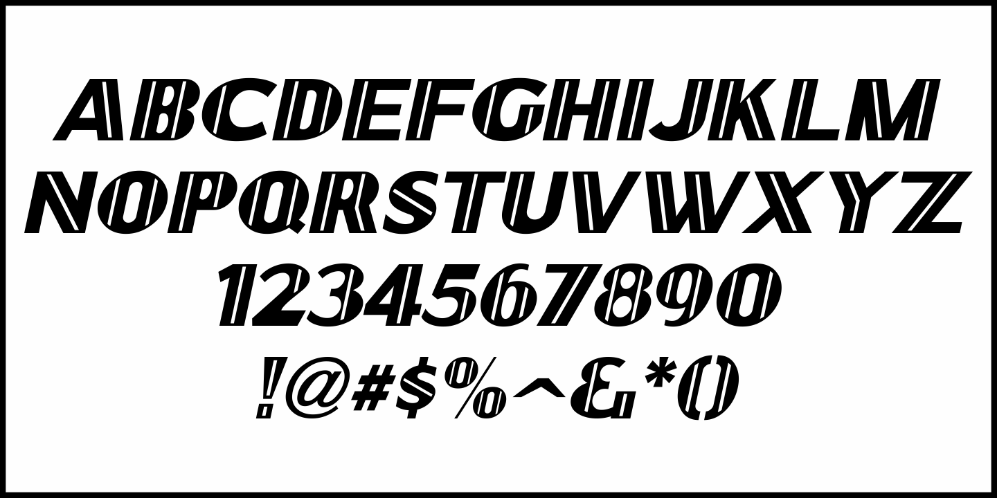 Film Stage Font Poster #5