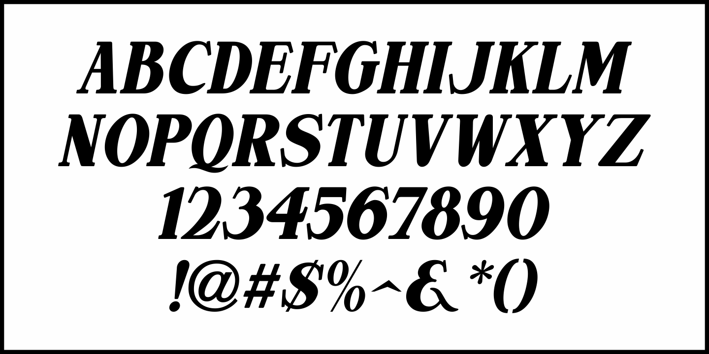 Show Card Shop Font Poster #1