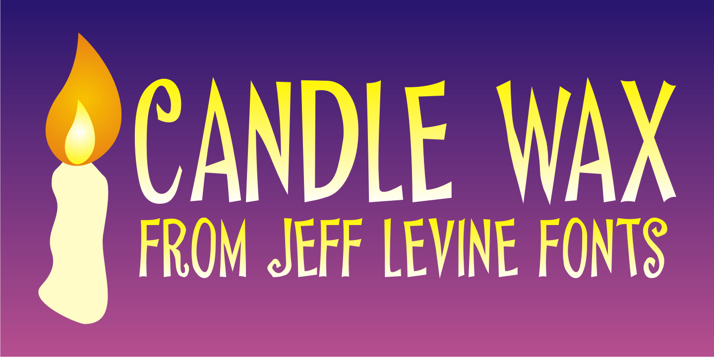 Candle Wax Font Family Poster
