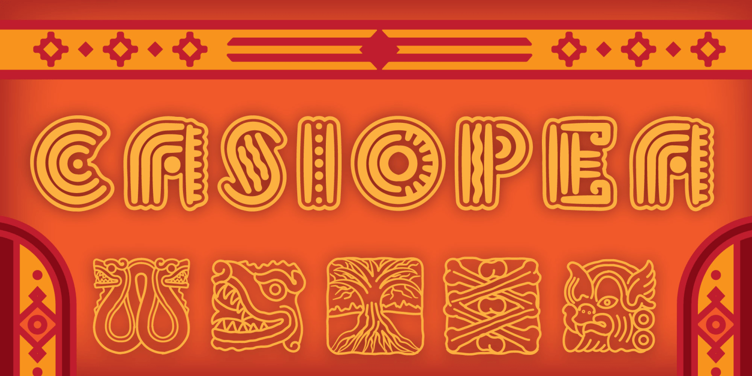Casiopea Font Family Poster