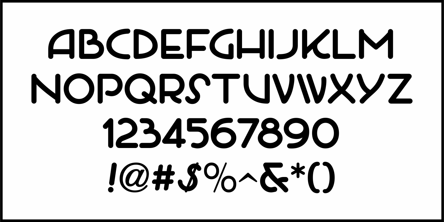 Show Card Work Font Poster #1