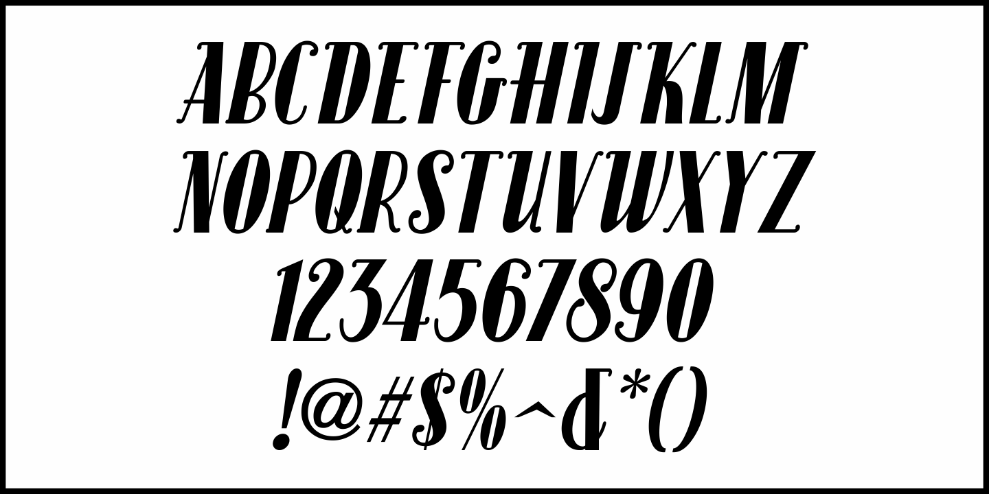 Movie Magazine Font Poster #1