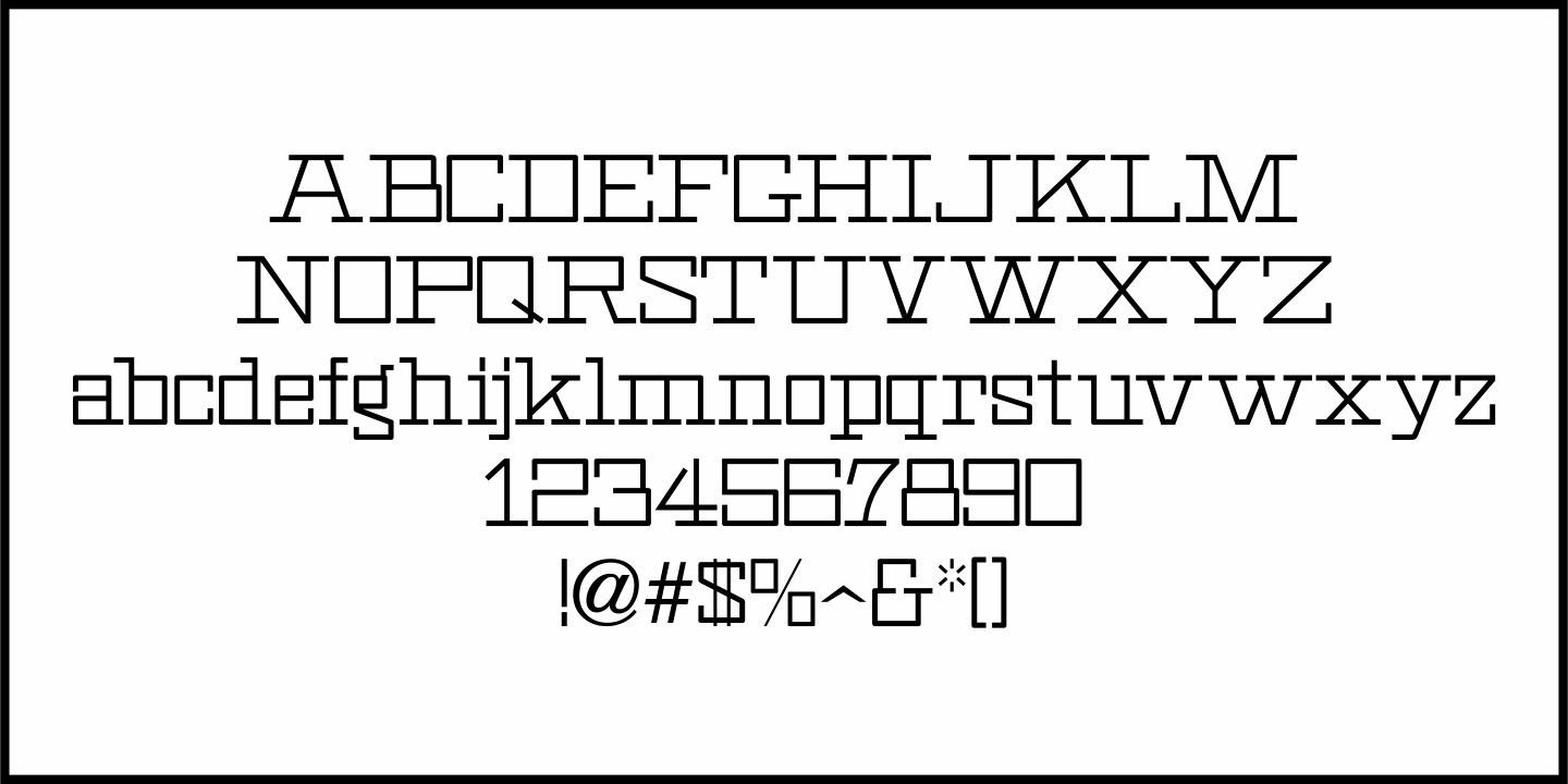 Business Letter Font Poster #3