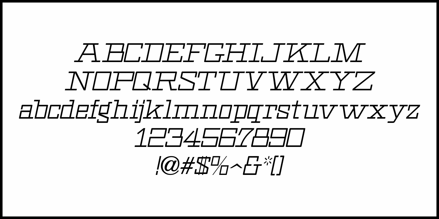 Business Letter Font Poster #5