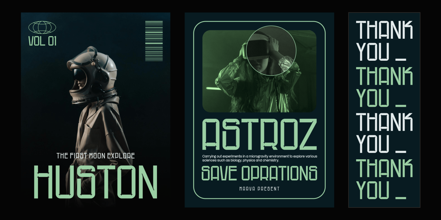 Obtain Font Poster #1