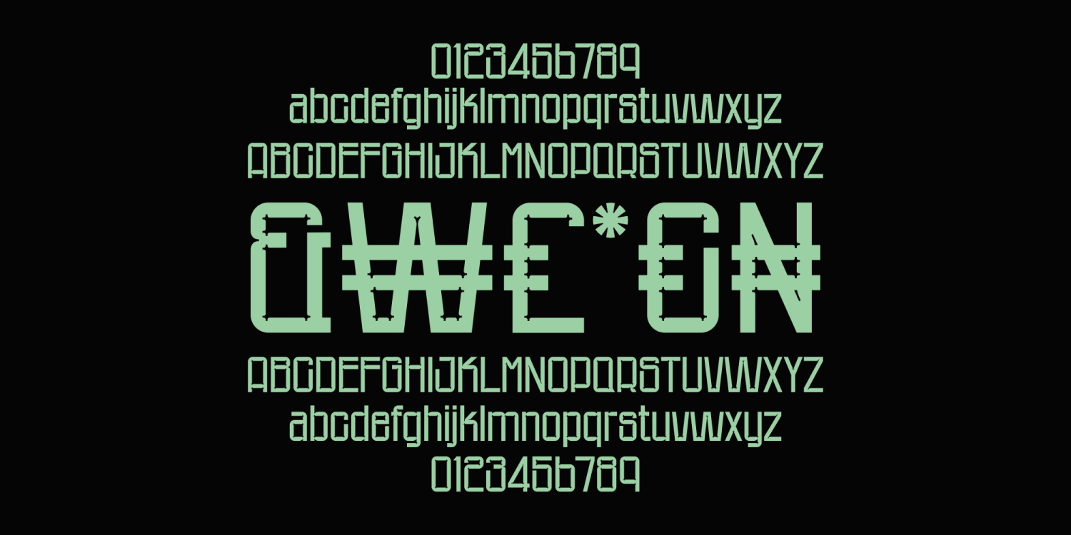 Obtain Font Poster #1