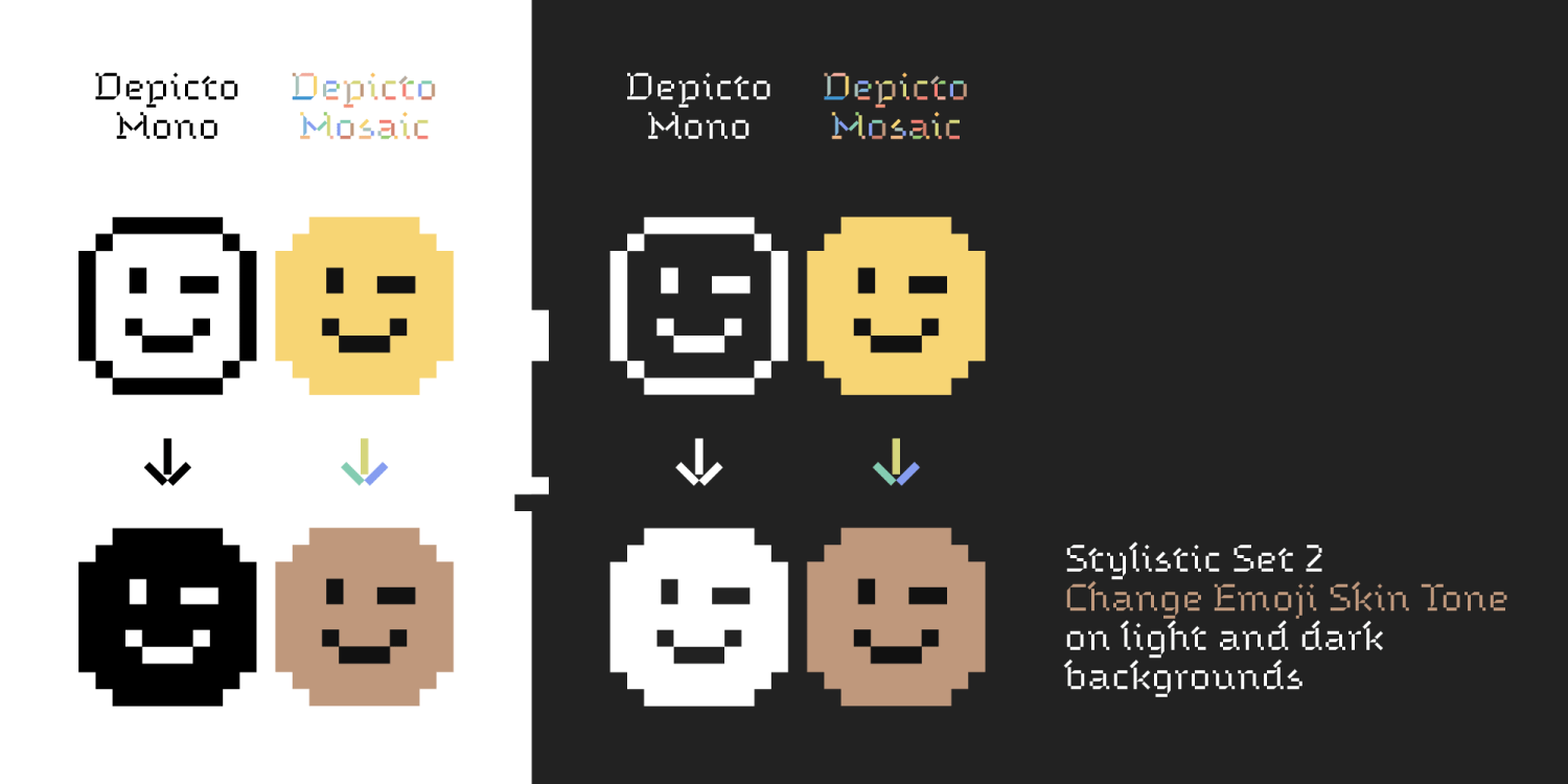 Depicto Font Poster #1