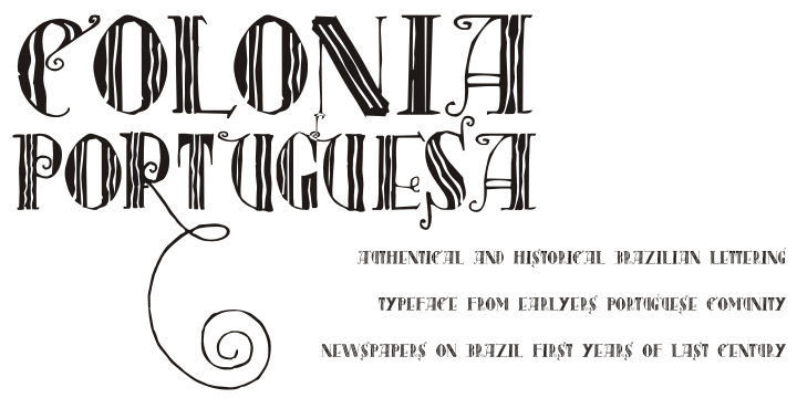 Colonia Portuguesa Font Family Poster