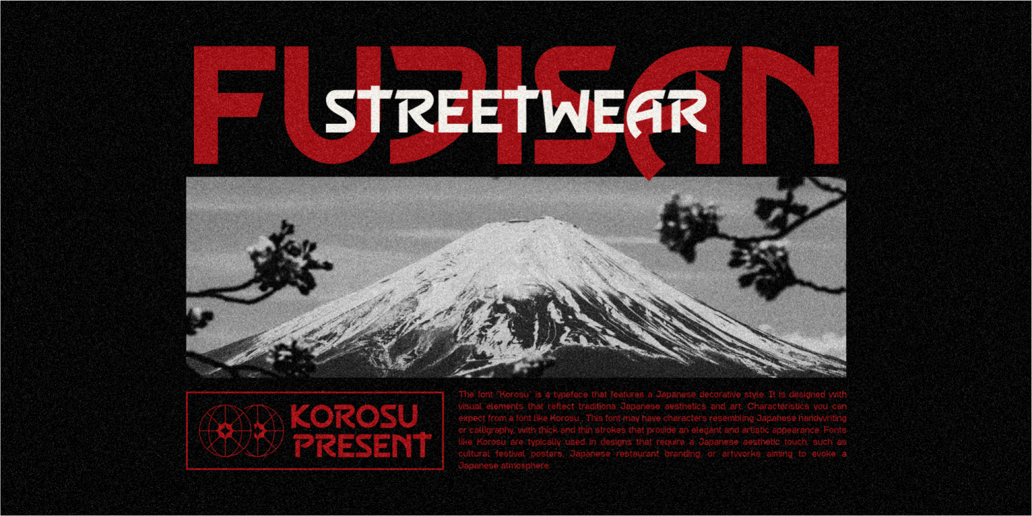 Korosu Font Poster #1