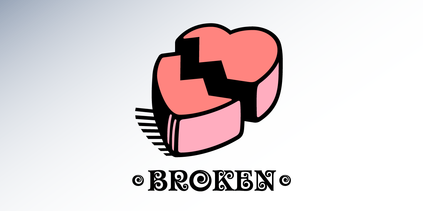 HeartBeats Font Poster #1