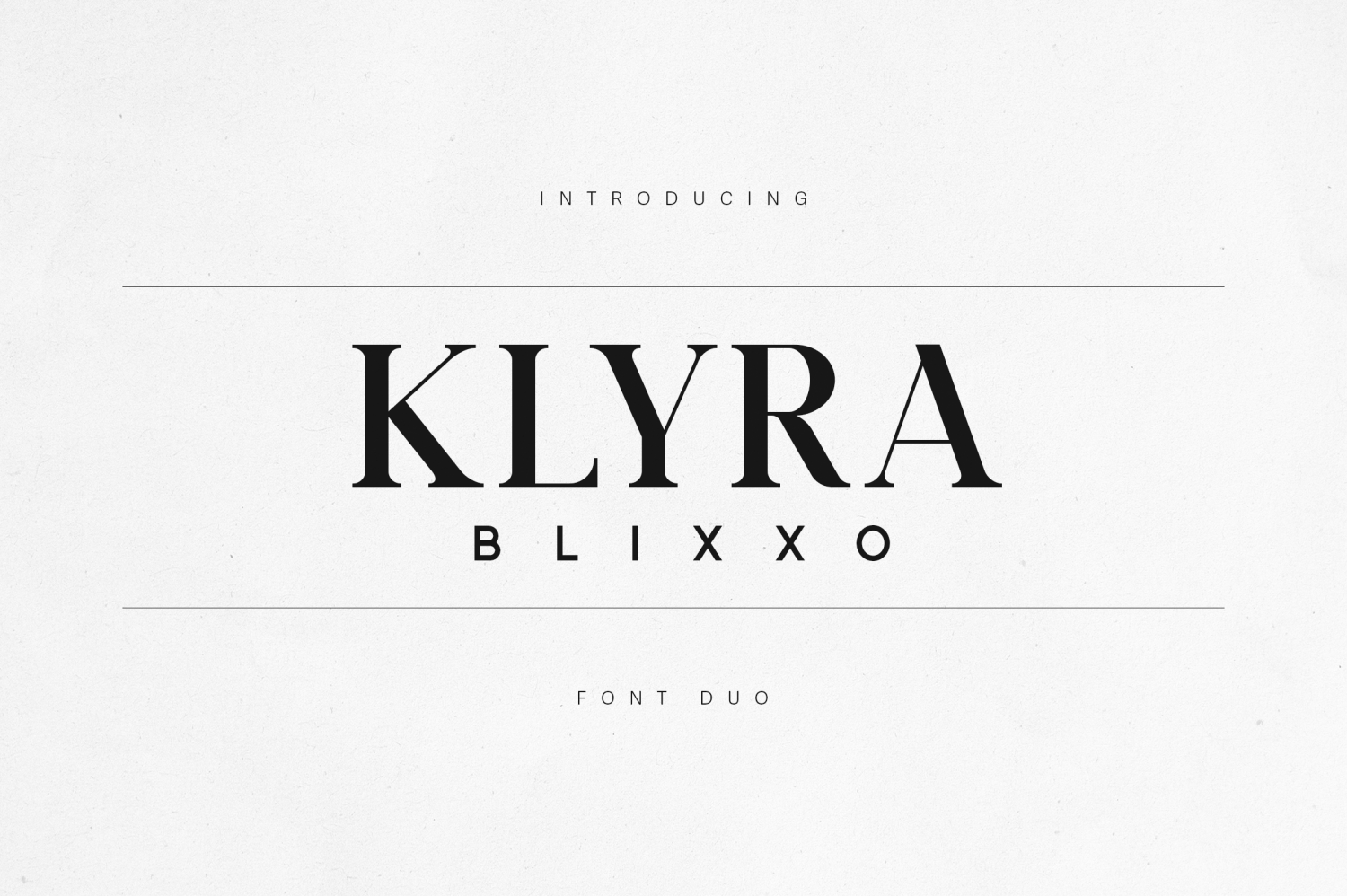 Klyra & Blixxo — Elegant Font Duo Font Poster #1