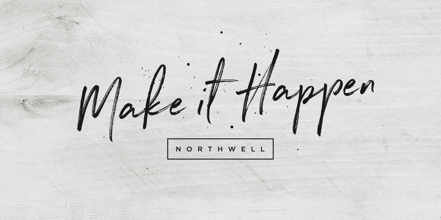 Northwell Font Poster #1