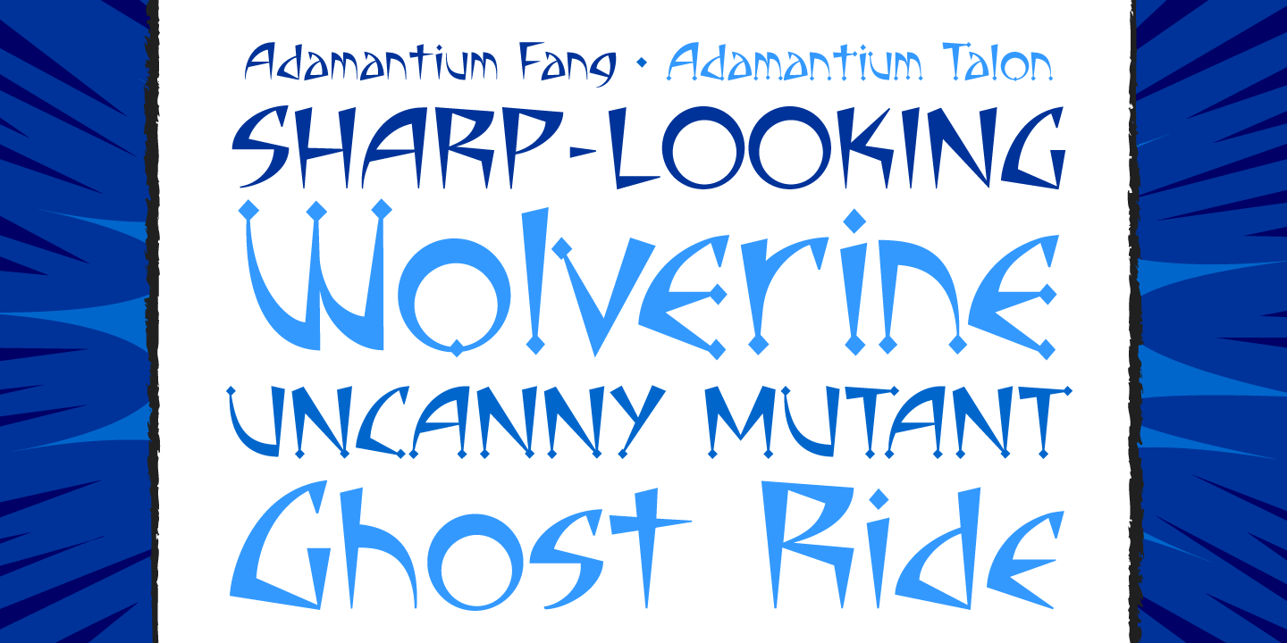 Adamantium Font Poster #1