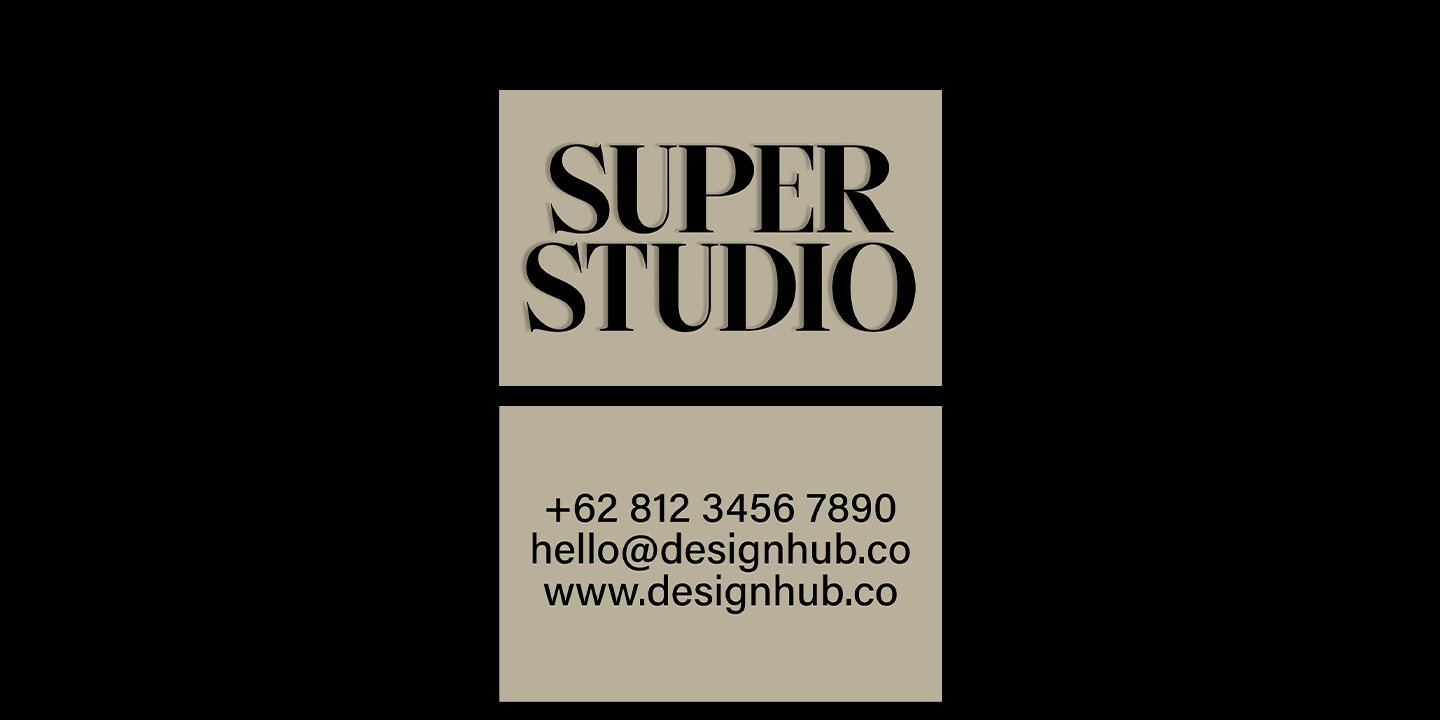 Briselle Font Poster #15