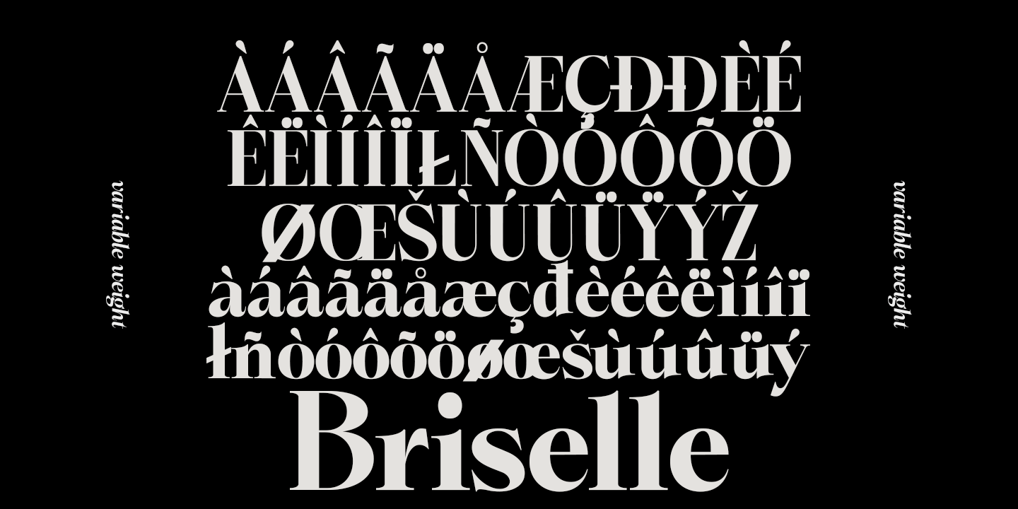 Briselle Font Poster #3
