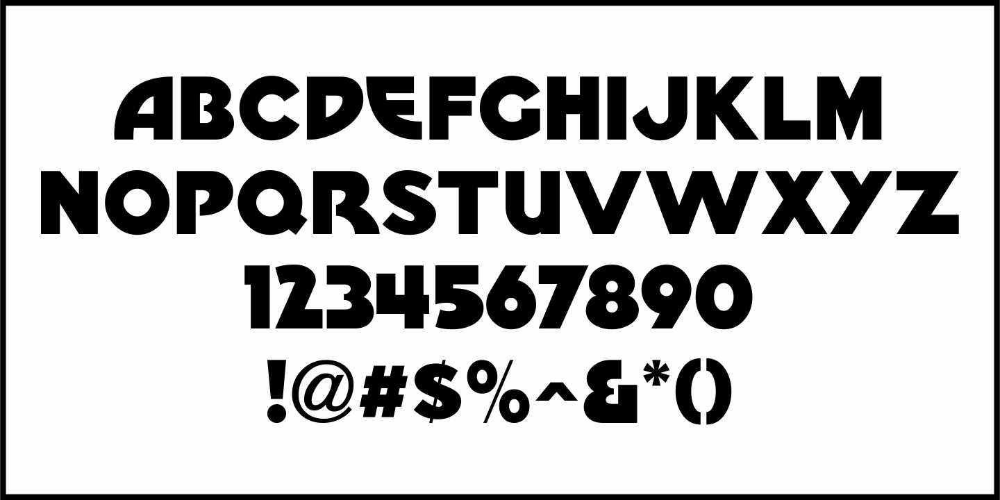 Family Deco Font Poster #1