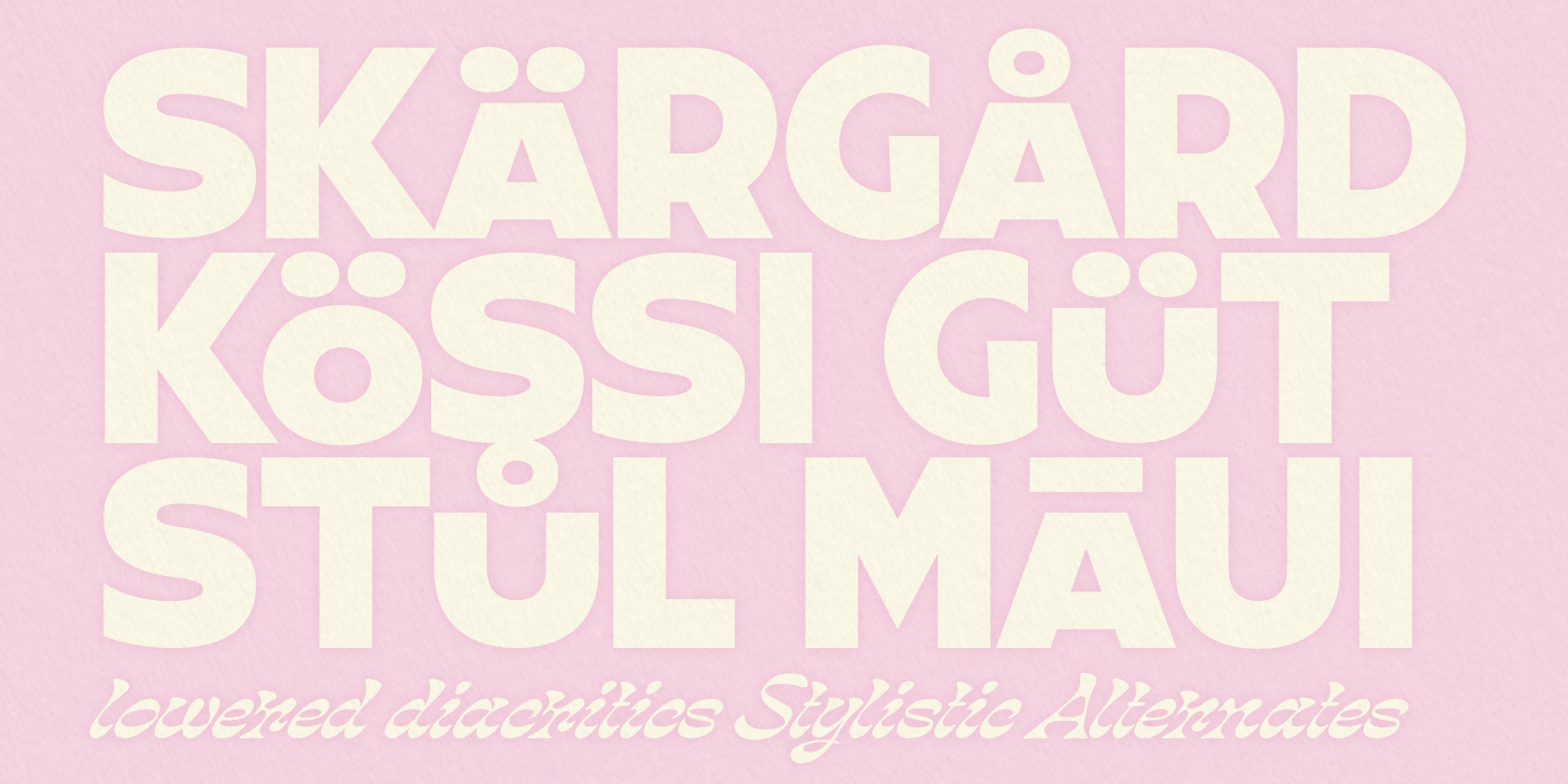 Grafik Poster Font Poster #1