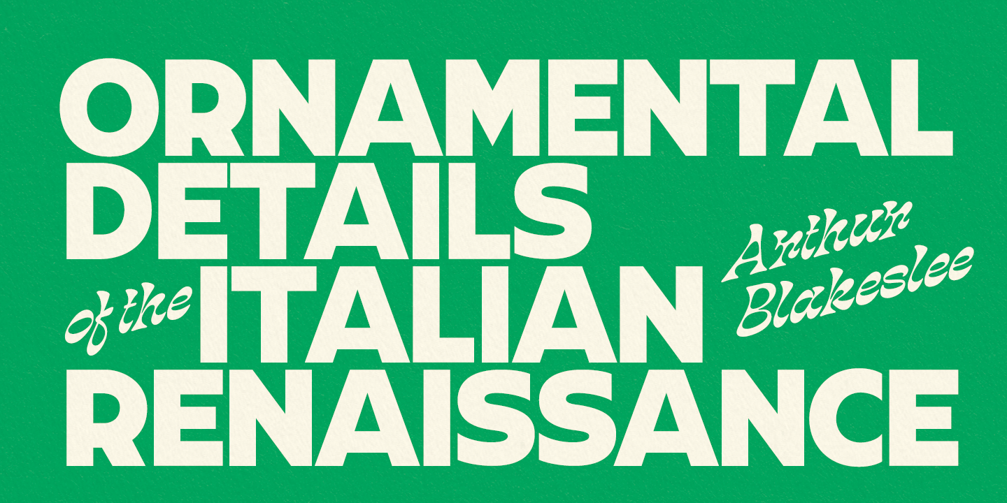 Grafik Poster Font Poster #1