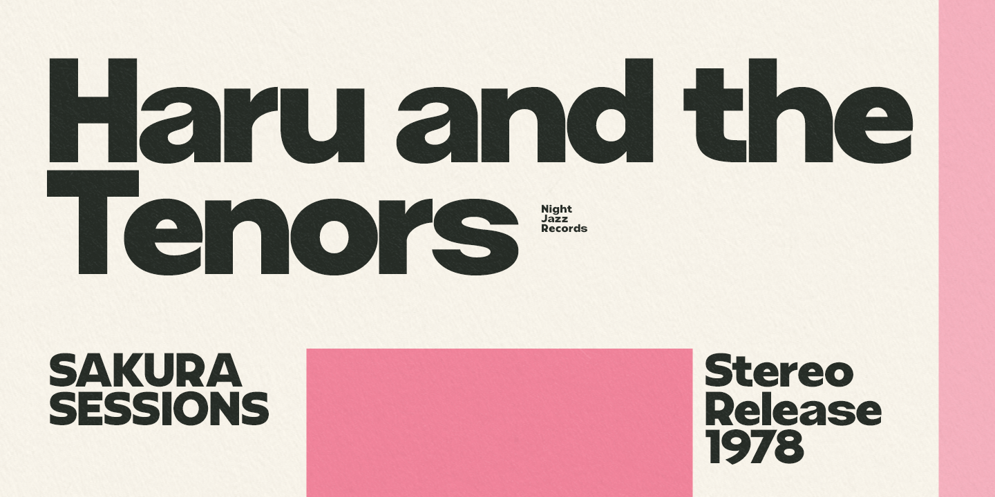 Grafik Poster Font Poster #1