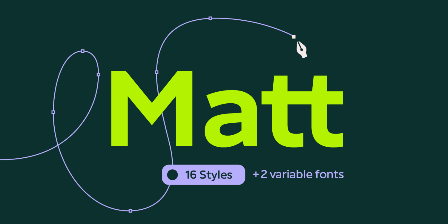 Matt Font Poster