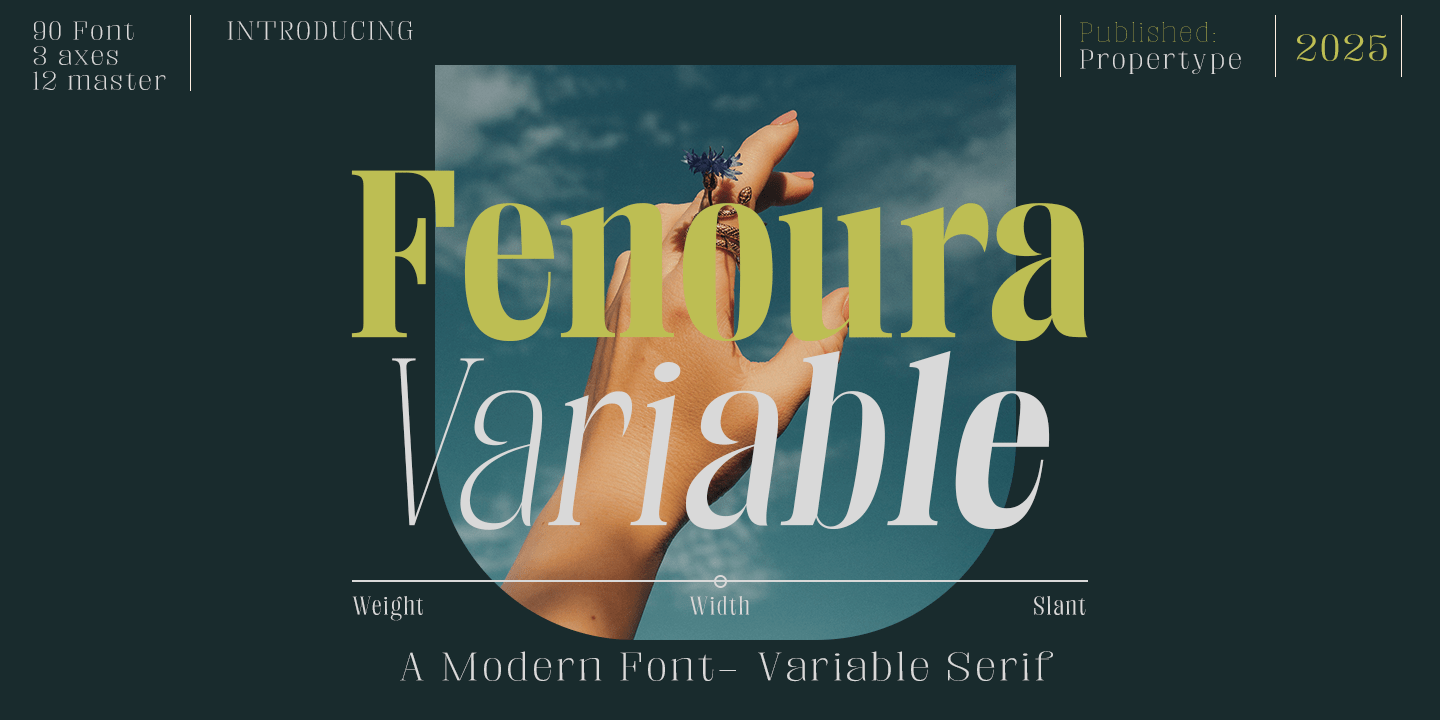 Fenoura Font Poster