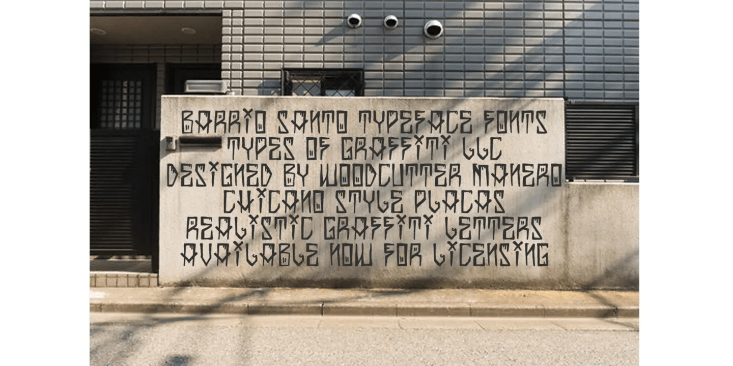 Barrio Santo® Font Family - Poster #2