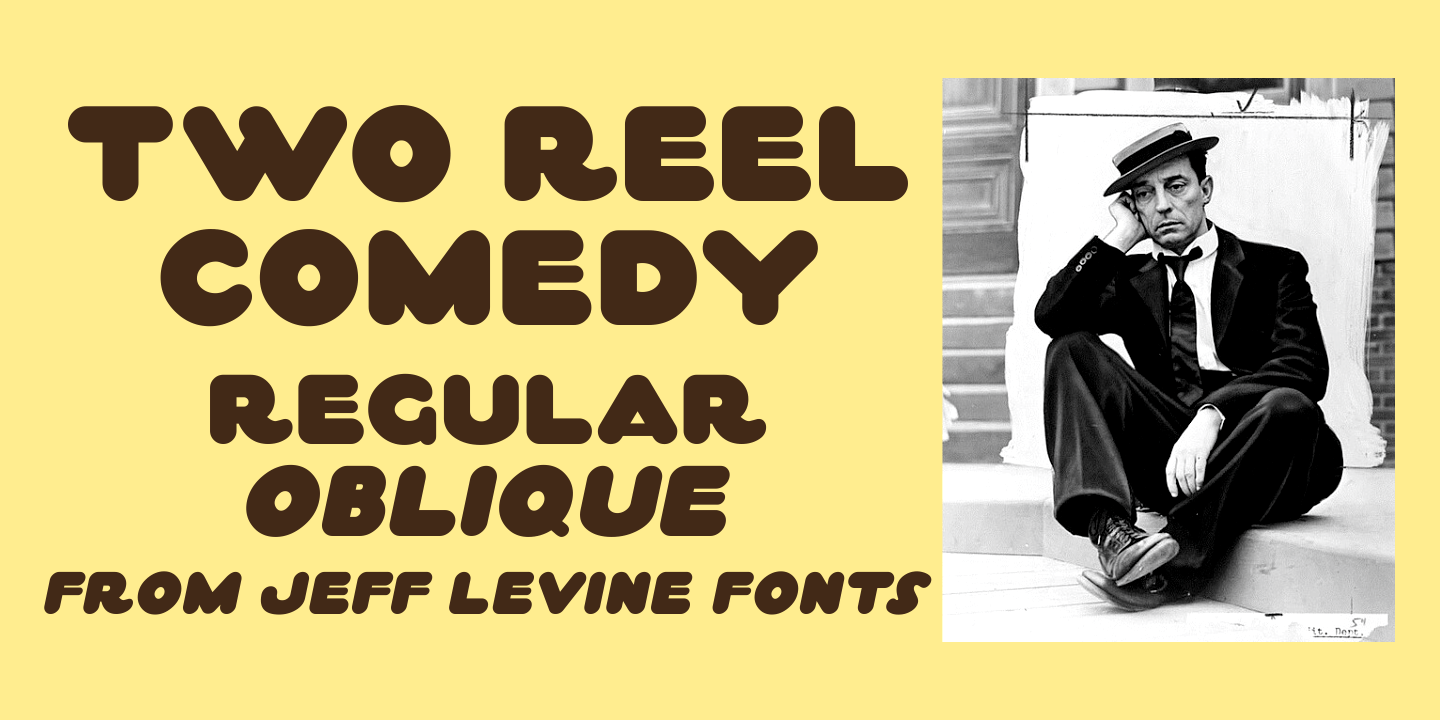 Two Reel Comedy Font Family Poster