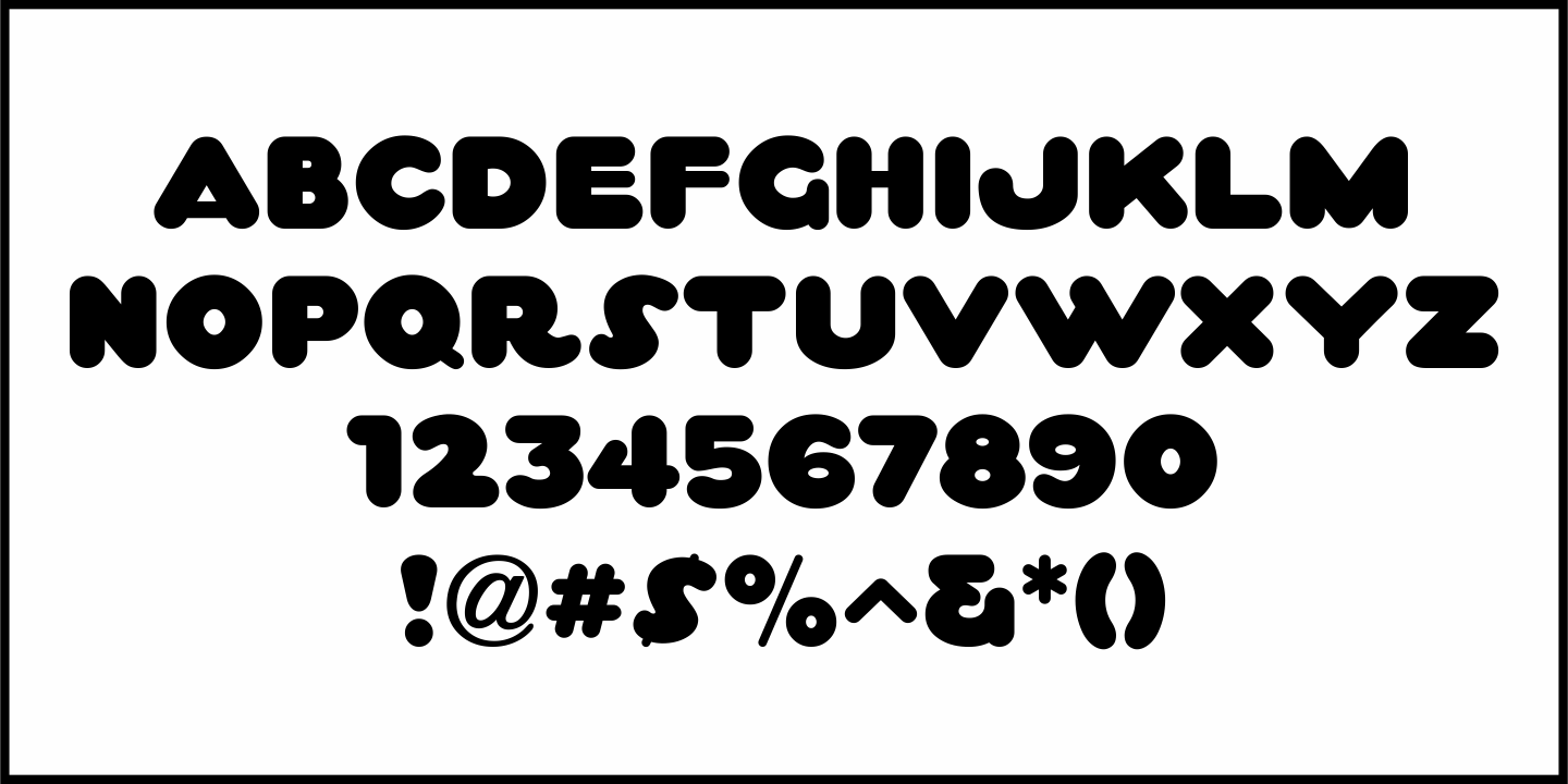 Two Reel Comedy Font Poster #1