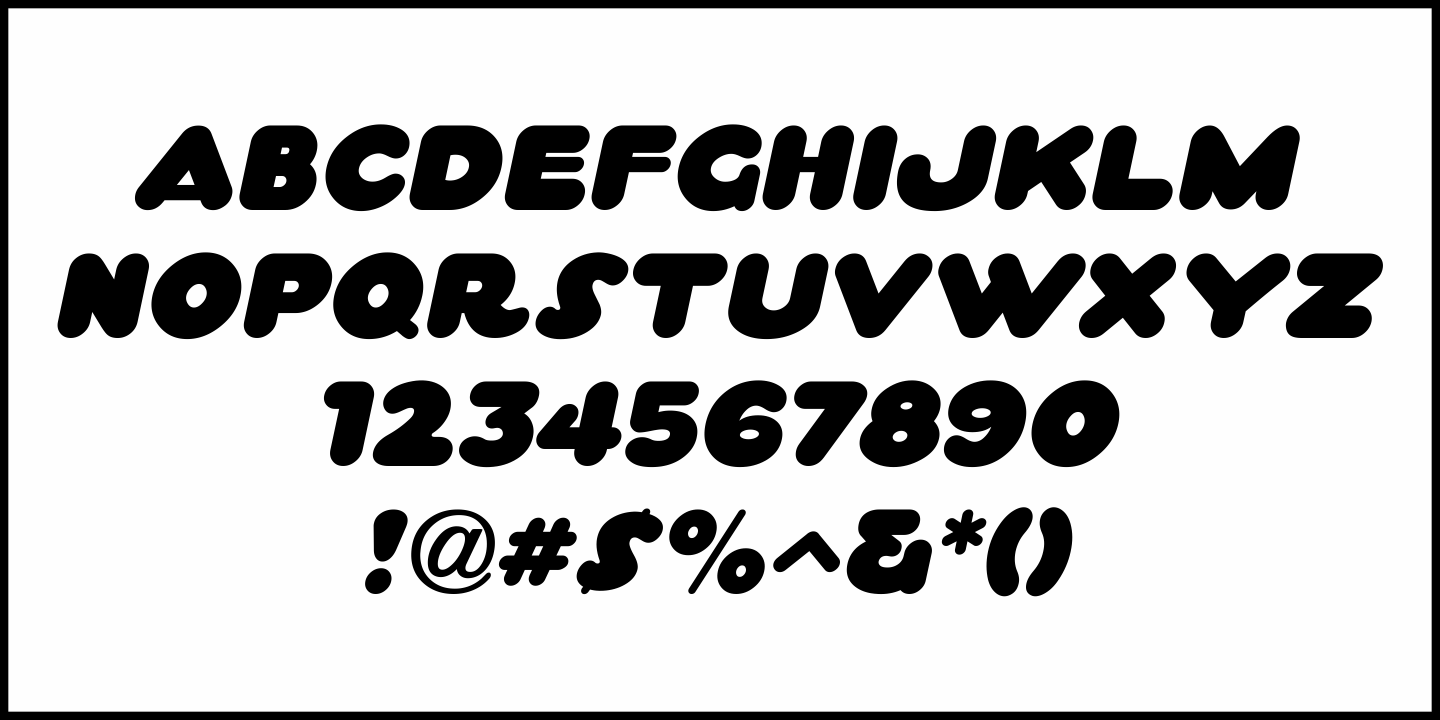 Two Reel Comedy Font Poster #1