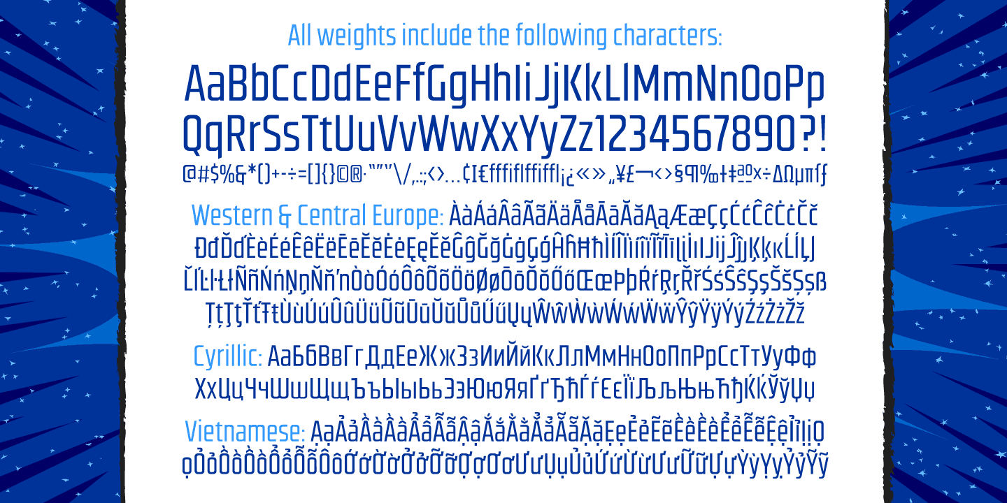 Space Race Font Poster #1